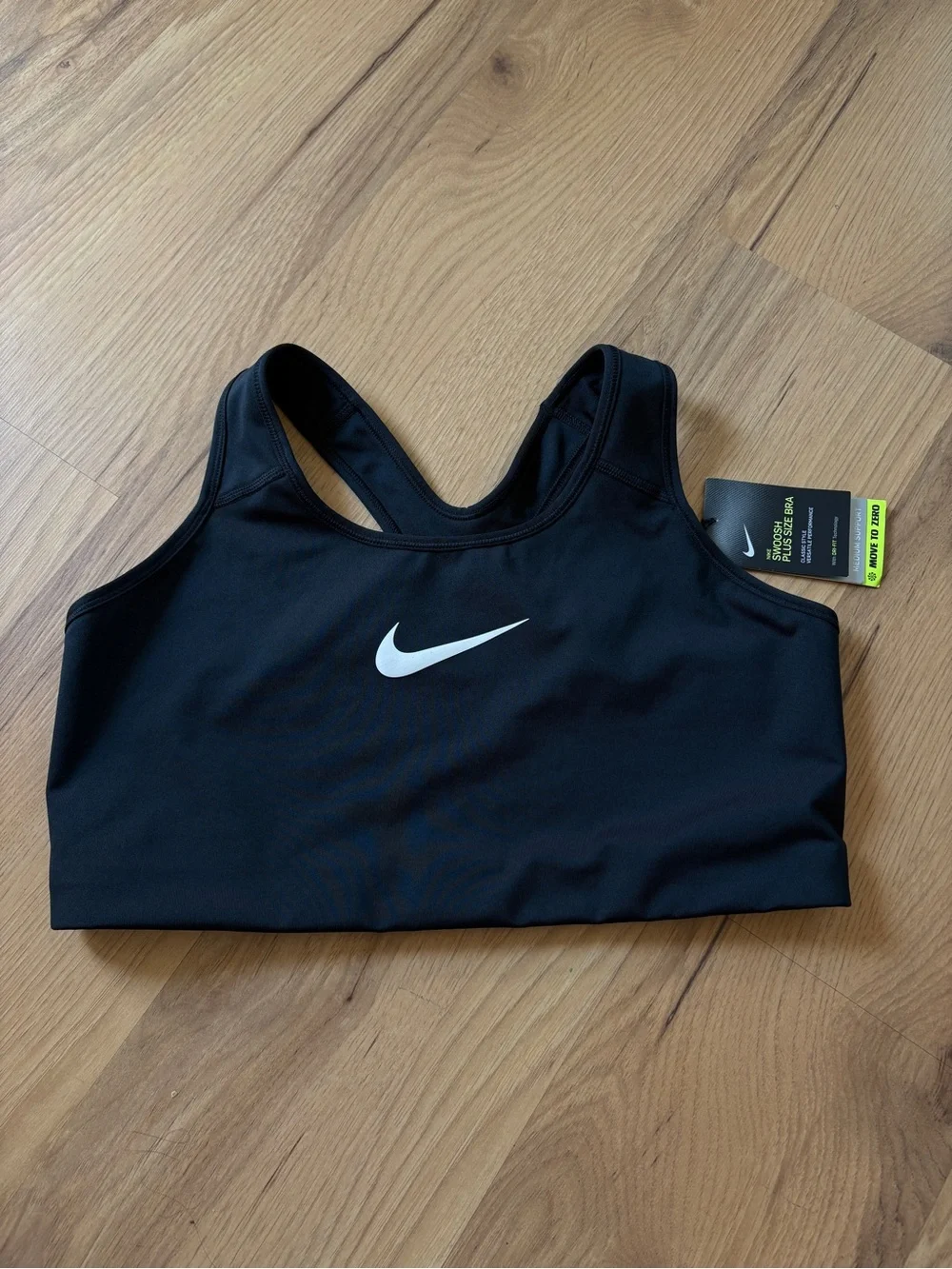 Nike Swoosh Women’s Black Dri-FIT Sports Bra